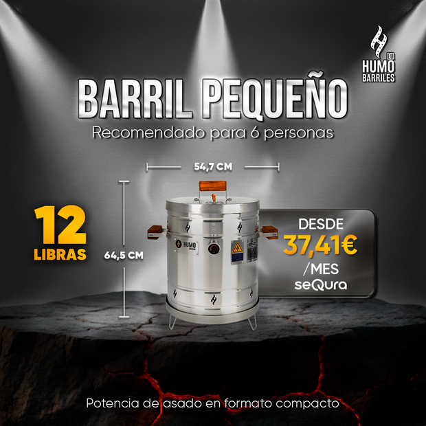 BARRIL ASADOR 12 LIBRAS
