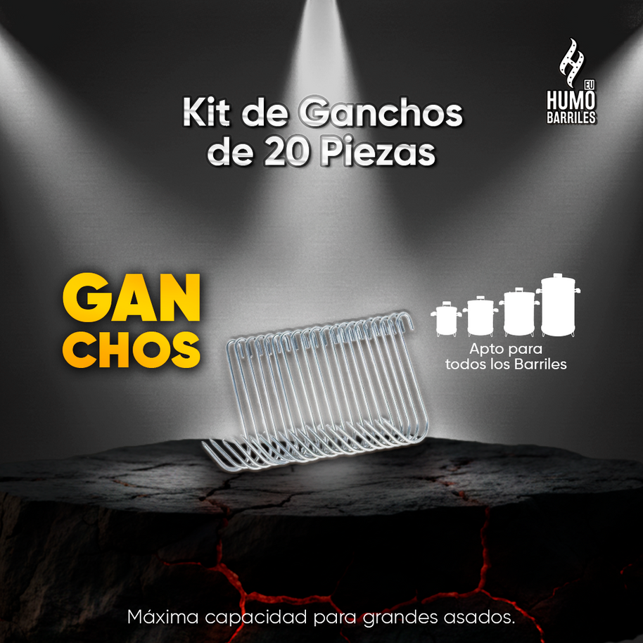 Set di ganci X20 pezzi