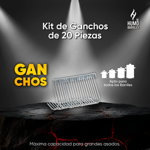 Kit de ganchos X20 piezas