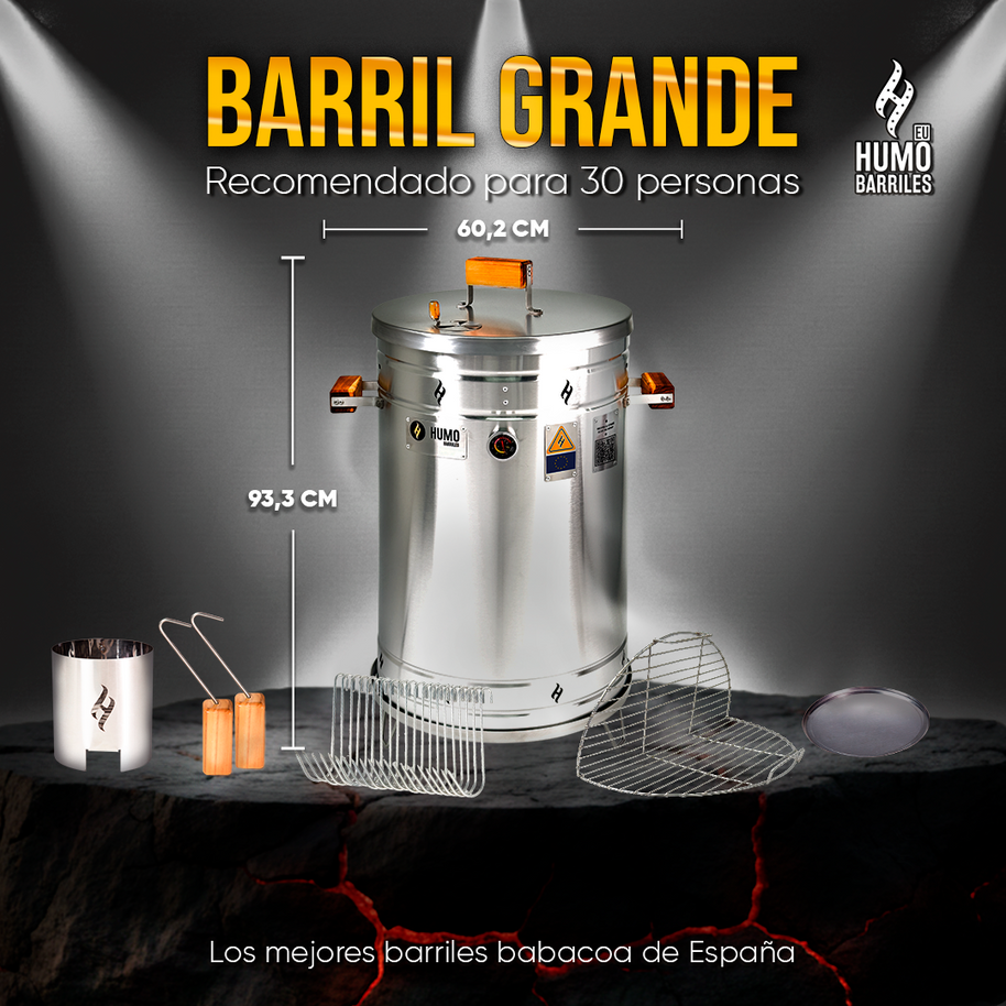 38 POUND BARREL GRILL