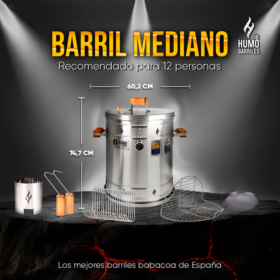 28 POUND BARREL GRILL